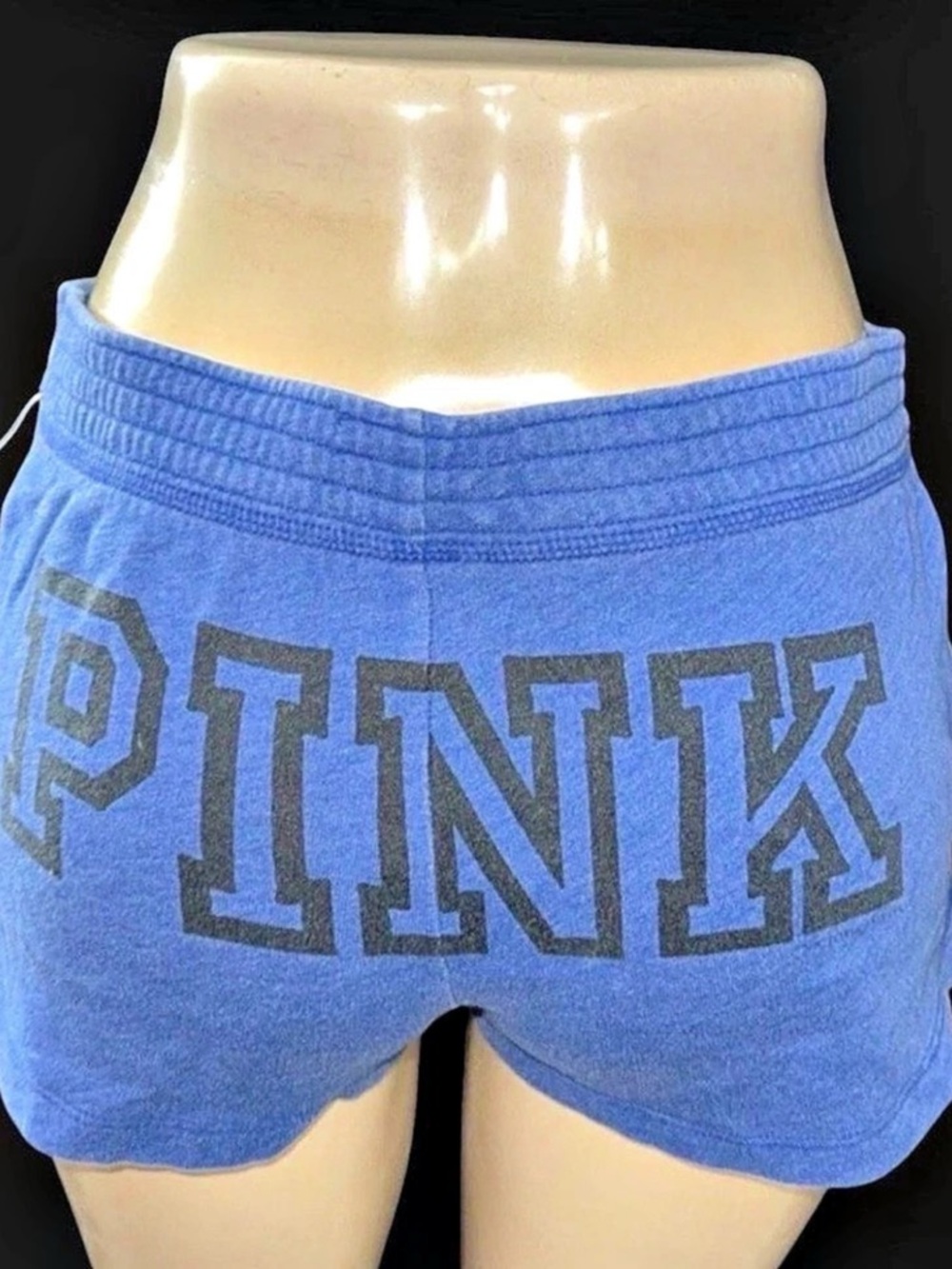 PINK Victoria's Secret Campus Fleece Shorts Blue